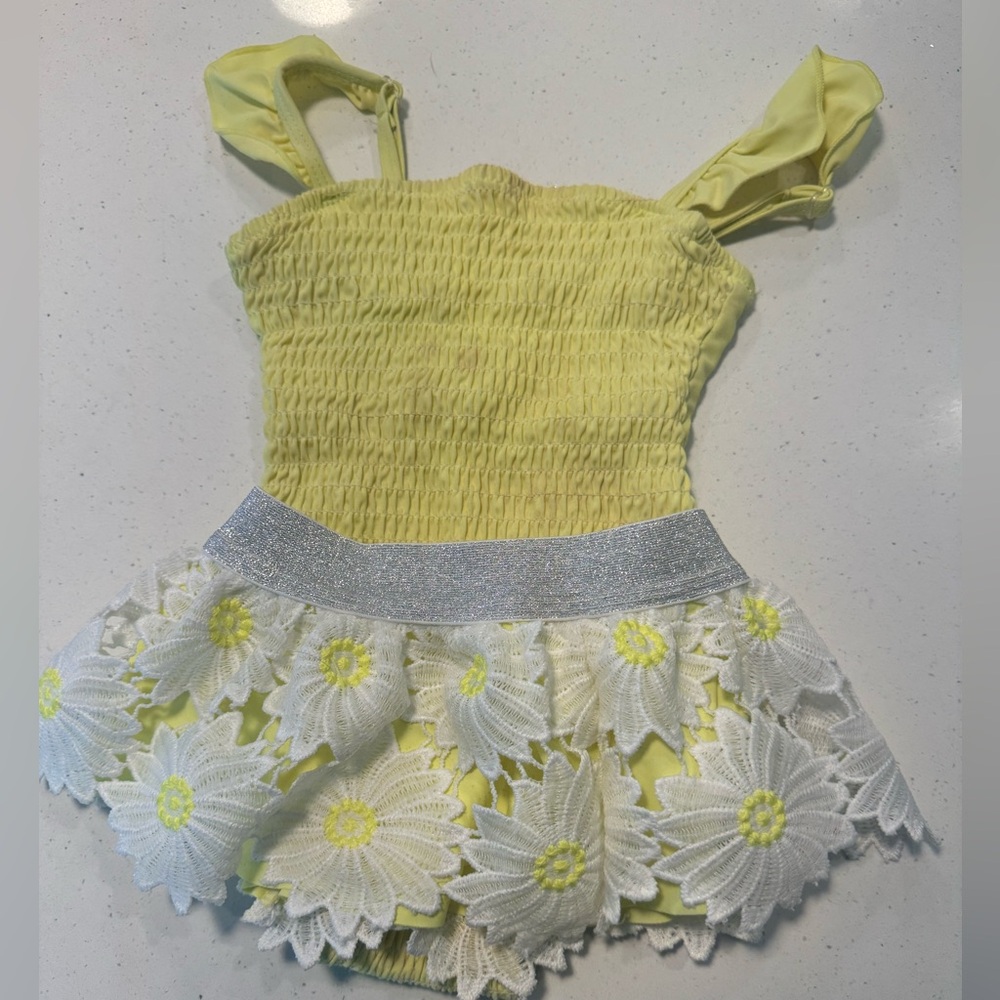 (B19) Swim skirt and swimsuit